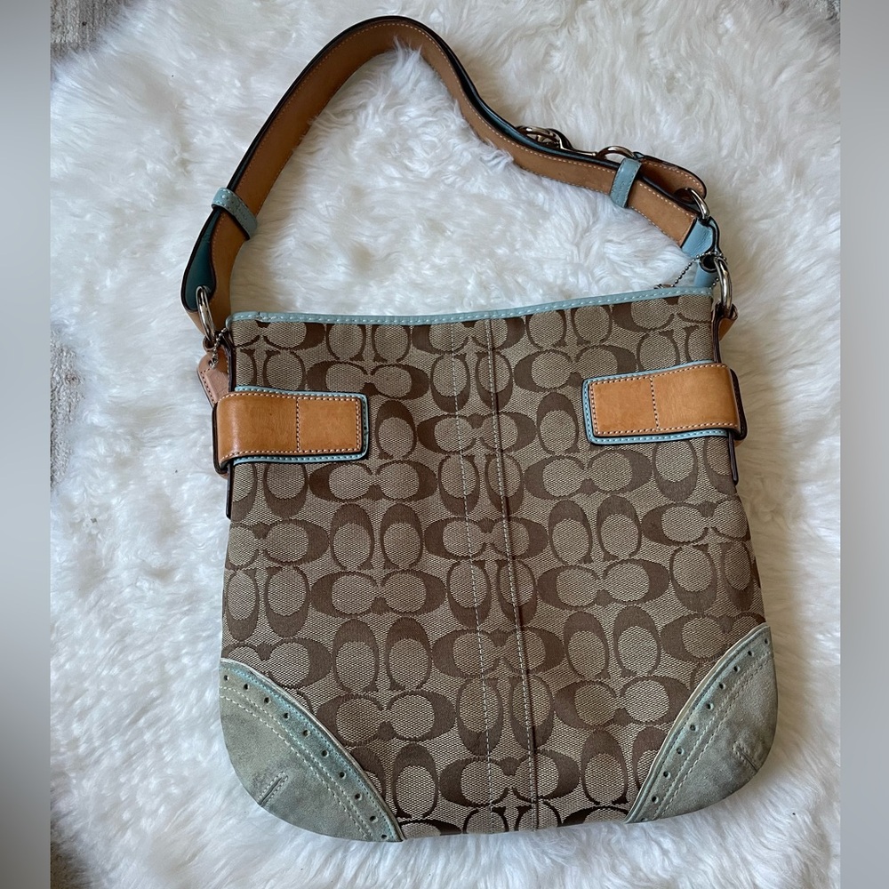 VINTAGE COACH SHOULDER BAG - Picture 2 of 10
